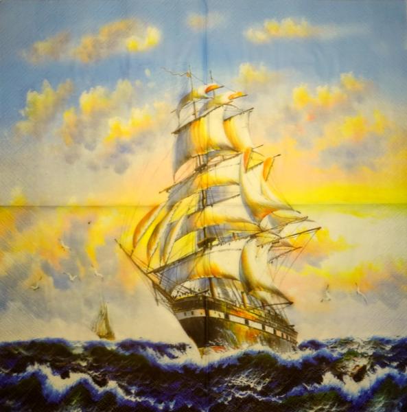 033 Maritim - 3-lagig -.1/2 - Ihr